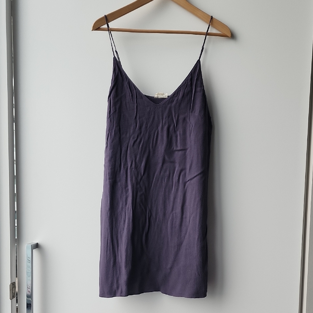 Aritzia Wilfred Free Spaghetti Strap Lined Mini Dress